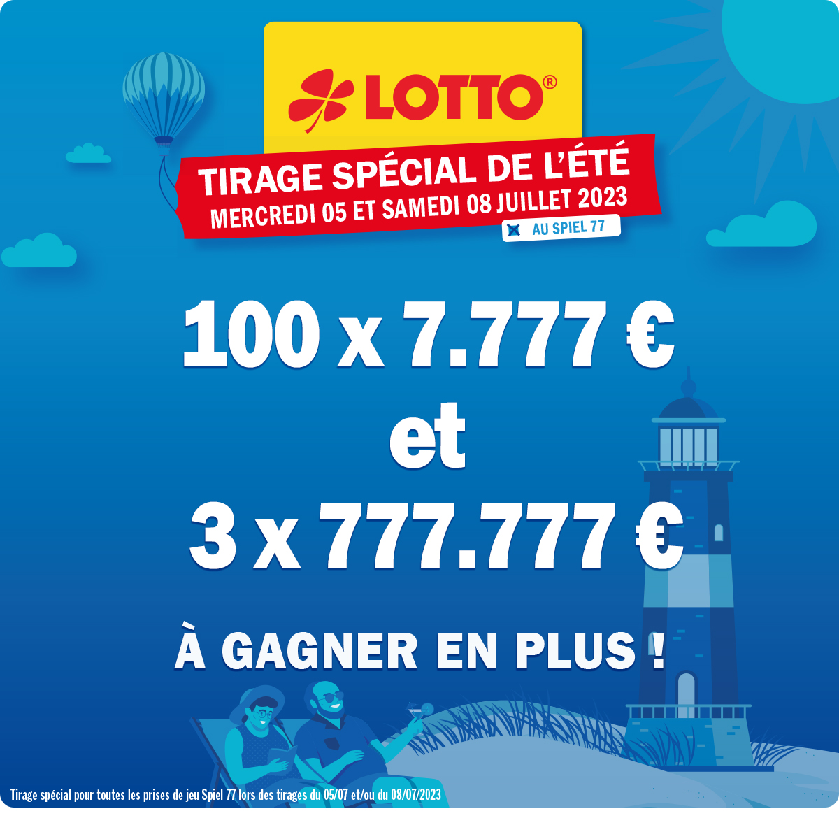 post Lotto tirage spécial